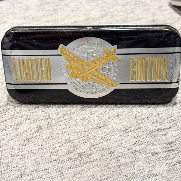 Fossil Other - Fossil Retro Tin 1992 for The Limited Edition “Time Flies”  Watch 5.5”x2.5”X.75”